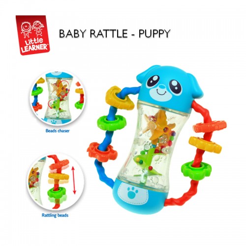Hap-P-Kid Little Learner Baby Shake Rattle - Puppy | 6 months+